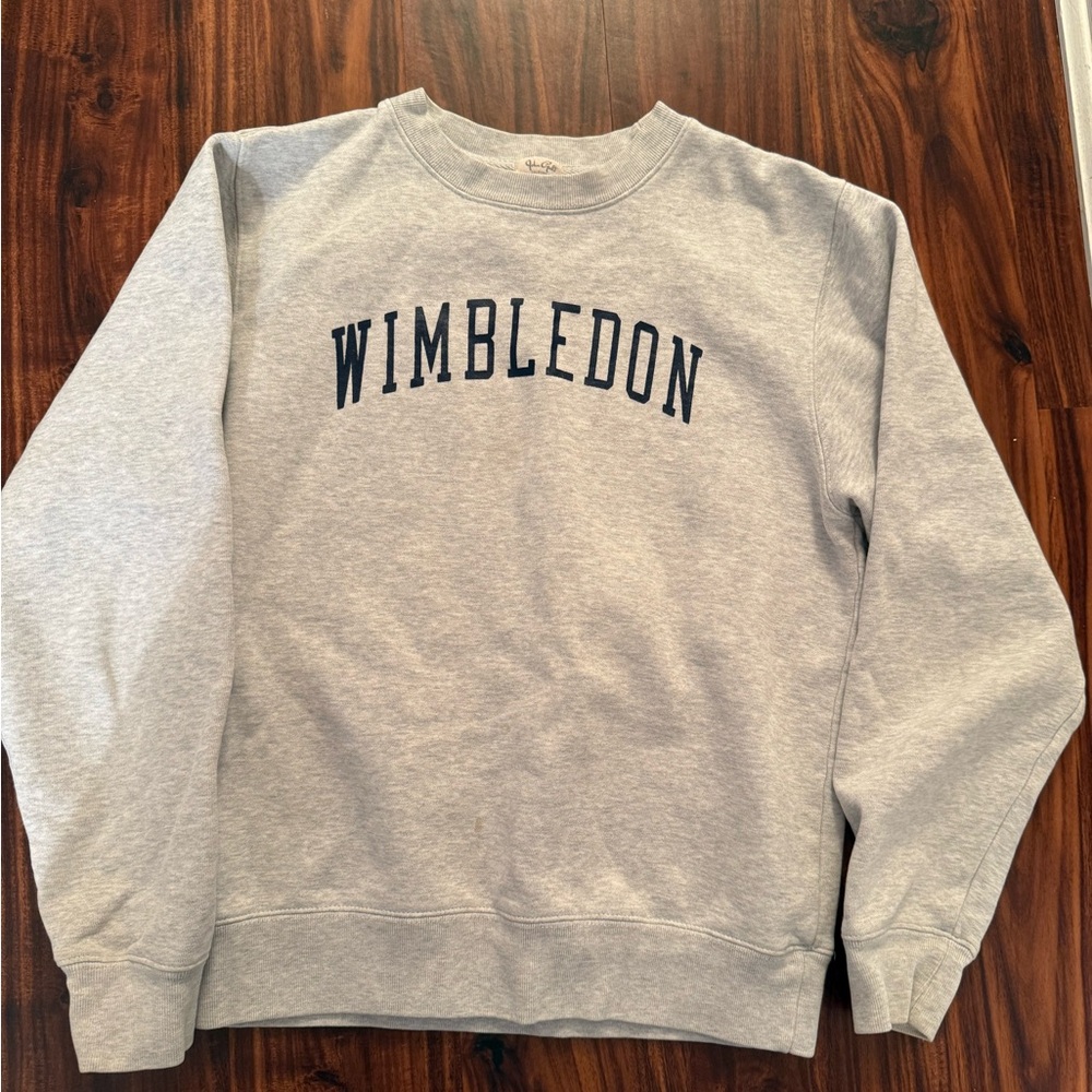 Brandy Melville Gray Wimbledon Sweatshirt Small
